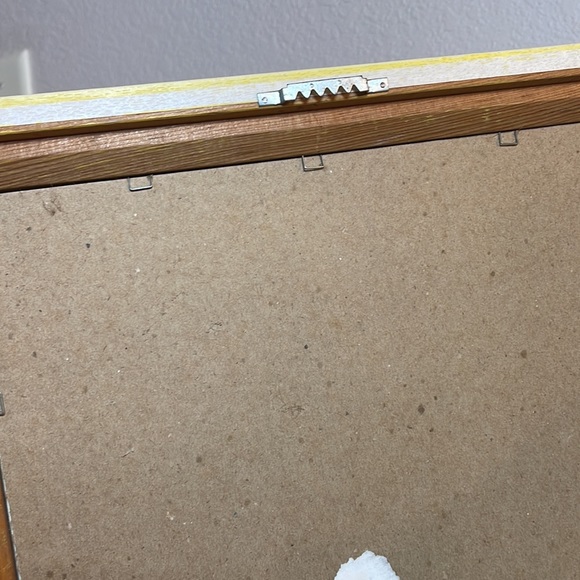 Vintage Daisy Cream Can Framed Print Size 13x16” Yellow & Gold - Picture 6 of 7